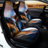 Couple Horses Painting Print Universal Fit Car Seat Covers 102422