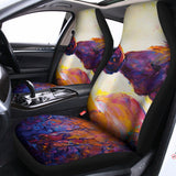 Couple Horses Portrait Print Universal Fit Car Seat Covers 102422
