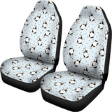 Cow Milk Bottle Pattern Print Universal Fit Car Seat Covers 102422