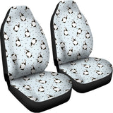 Cow Milk Bottle Pattern Print Universal Fit Car Seat Covers 102422