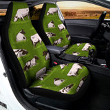 Cow On Green Grass Pattern Print Universal Fit Car Seat Covers 102422