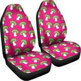 Crazy Mushroom Pattern Print Universal Fit Car Seat Covers 102422