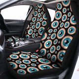 Creepy Eyeball Pattern Print Universal Fit Car Seat Covers 102422