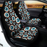 Creepy Eyeball Pattern Print Universal Fit Car Seat Covers 102422