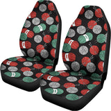 Crochet Yarn Pattern Print Universal Fit Car Seat Covers 102422