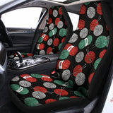 Crochet Yarn Pattern Print Universal Fit Car Seat Covers 102422
