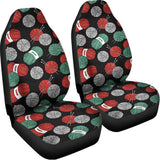 Crochet Yarn Pattern Print Universal Fit Car Seat Covers 102422