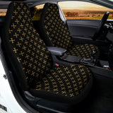 Cross Orthodox Pattern Print Universal Fit Car Seat Covers 102422