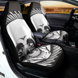 Cross Piston Mechanic Skull Print Universal Fit Car Seat Covers 102422