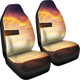 Crucifixion Of Jesus Christ Print Universal Fit Car Seat Covers 102422