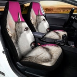 Cute Alaskan Malamute Print Universal Fit Car Seat Covers 102422