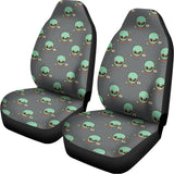Cute Alien With Bow Tie Print Universal Fit Car Seat Covers 102422