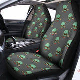 Cute Alien With Bow Tie Print Universal Fit Car Seat Covers 102422