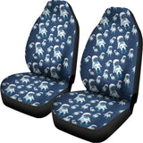 Cute Astronaut Pattern Print Universal Fit Car Seat Covers 102422