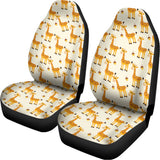 Cute Baby Giraffe Pattern Print Universal Fit Car Seat Covers 102422