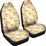 Cute Baby Giraffe Pattern Print Universal Fit Car Seat Covers 102422