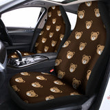 Cute Baby Grizzly Bear Pattern Print Universal Fit Car Seat Covers 102422