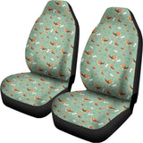 Cute Beagle Puppy Pattern Print Universal Fit Car Seat Covers 102422
