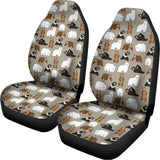 Cute Bear Pattern Print Universal Fit Car Seat Covers 102422