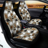 Cute Bear Pattern Print Universal Fit Car Seat Covers 102422