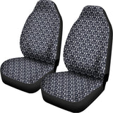 Cute Black Cat Pattern Print Universal Fit Car Seat Covers 102422