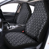 Cute Black Cat Pattern Print Universal Fit Car Seat Covers 102422