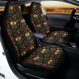 Cute Boho Owl Pattern Print Universal Fit Car Seat Covers 102422