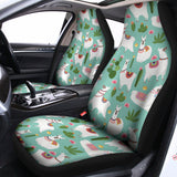 Cute Cactus And Llama Pattern Print Universal Fit Car Seat Covers 102422