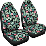 Cute Cactus And Succulent Print Universal Fit Car Seat Covers 102422