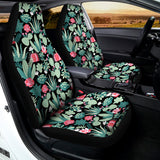 Cute Cactus And Succulent Print Universal Fit Car Seat Covers 102422