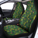 Cute Cactus Plant Pattern Print Universal Fit Car Seat Covers 102422
