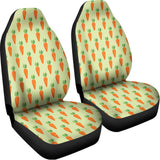 Cute Carrot Pattern Print Universal Fit Car Seat Covers 102422