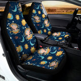 Cute Cartoon Aquarius Pattern Print Universal Fit Car Seat Covers 102422