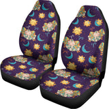 Cute Cartoon Aries Pattern Print Universal Fit Car Seat Covers 102422