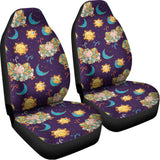 Cute Cartoon Aries Pattern Print Universal Fit Car Seat Covers 102422