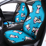 Cute Cartoon Baby Cow Pattern Print Universal Fit Car Seat Covers 102422