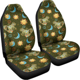 Cute Cartoon Cancer Pattern Print Universal Fit Car Seat Covers 102422
