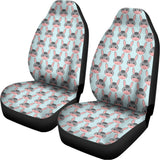 Cute Cartoon Donkey Pattern Print Universal Fit Car Seat Covers 102422