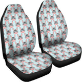 Cute Cartoon Donkey Pattern Print Universal Fit Car Seat Covers 102422
