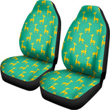 Cute Cartoon Giraffe Pattern Print Universal Fit Car Seat Covers 102422
