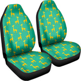 Cute Cartoon Giraffe Pattern Print Universal Fit Car Seat Covers 102422