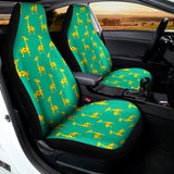 Cute Cartoon Giraffe Pattern Print Universal Fit Car Seat Covers 102422
