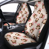 Cute Cartoon Nurse Pattern Print Universal Fit Car Seat Covers 102422