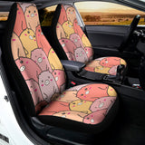 Cute Cartoon Pig Pattern Print Universal Fit Car Seat Covers 102422