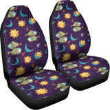 Cute Cartoon Pisces Pattern Print Universal Fit Car Seat Covers 102422