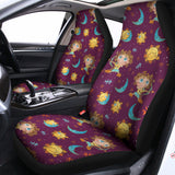 Cute Cartoon Sagittarius Pattern Print Universal Fit Car Seat Covers 102422