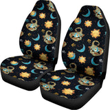 Cute Cartoon Scorpio Pattern Print Universal Fit Car Seat Covers 102422