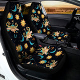 Cute Cartoon Taurus Pattern Print Universal Fit Car Seat Covers 102422