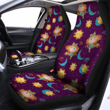 Cute Cartoon Virgo Pattern Print Universal Fit Car Seat Covers 102422
