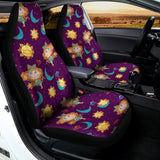 Cute Cartoon Virgo Pattern Print Universal Fit Car Seat Covers 102422